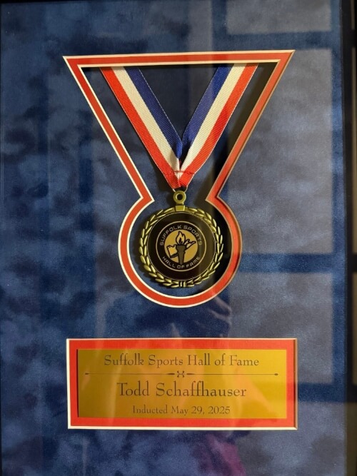 Todd Schaffhauser Inducted Into the Suffolk Sports Hall of Fame | Amputee Walking School